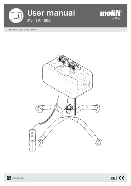 Molift Air 500 user guide