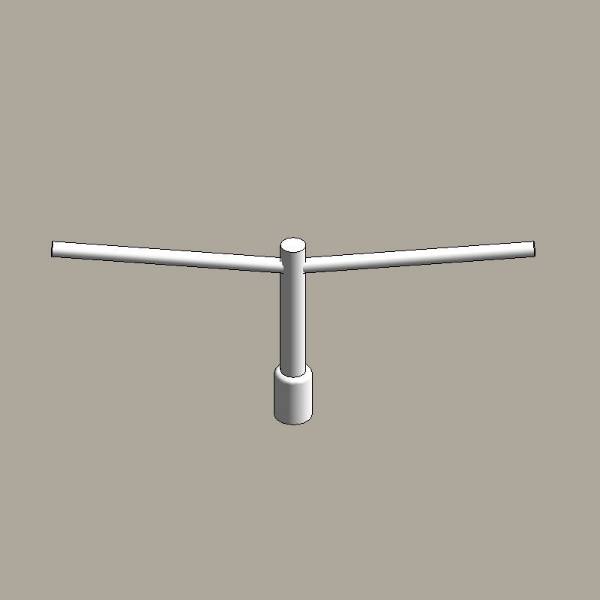 Steel column luminaire brackets