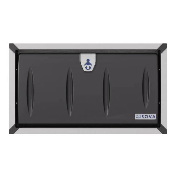 Origin Horizontal Baby Changing Station with Stainless Steel Recessed Frame