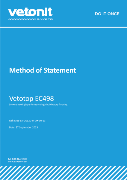 Method of Statement - Vetotop EC498