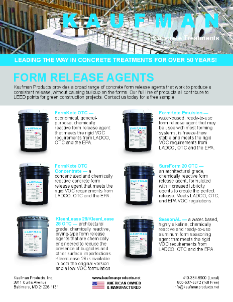 FormKote OTC Product Sell Sheet