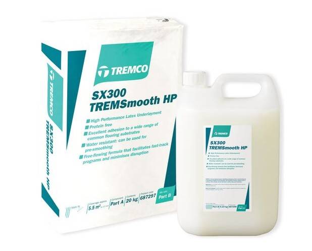 SX300 TremSmooth HP  - Smoothing Underlayment
