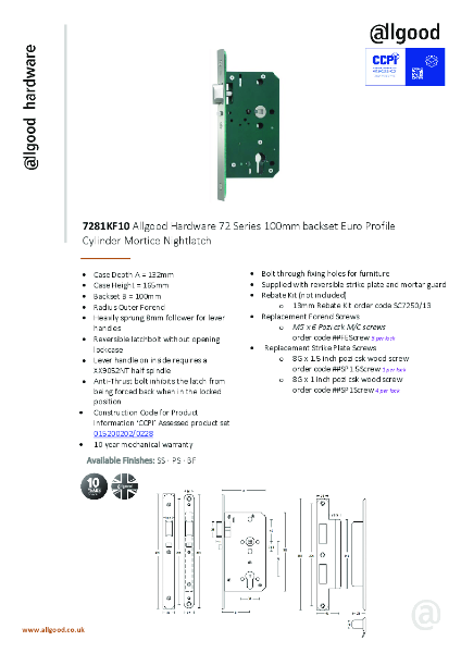 7281KF10-Datasheet Iss04