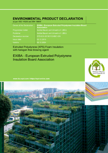 Extruded Polystyrene (XPS) Foam Insulation
with halogen free blowing agent