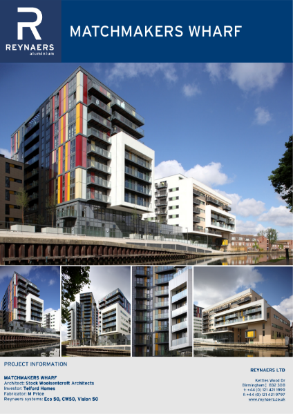 Case Study: Matchmaker's Wharf, featuring CW 50 aluminium curtain wall