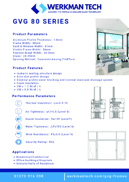 GVG 80 Specification Sheet