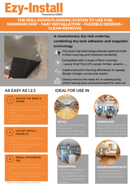 Ezy-Install Underlay I Flyer