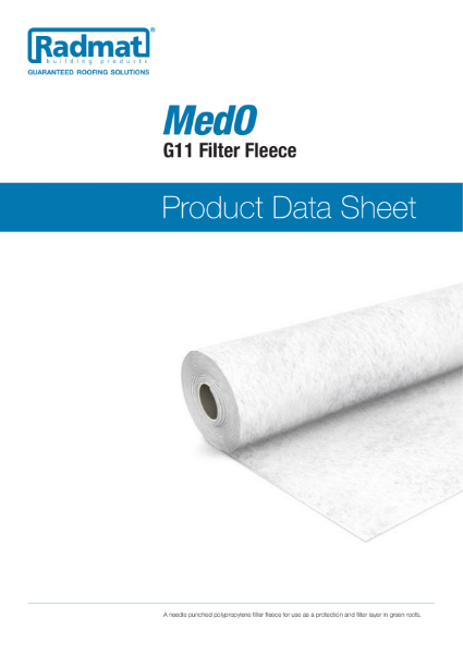 MedO G11 Filtration Fleece Product Data Sheet
