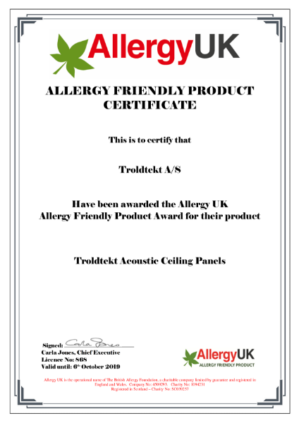 Allergy Friendly Product Award