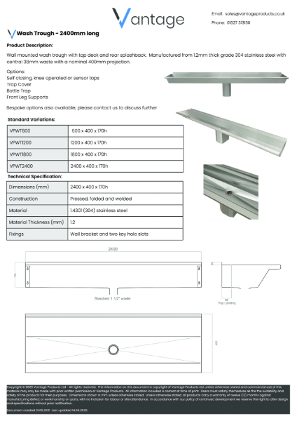 Product Data Sheet - VPWT2400