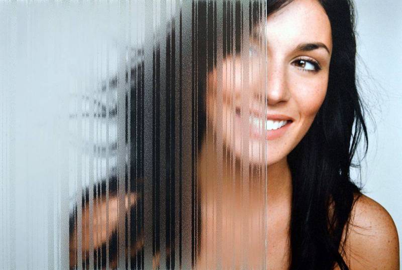 SGV-6613-UG Frosted Strie Simulated Window Film - Window Film