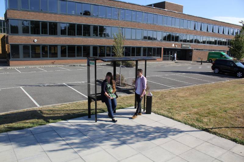Open Fronted Shelter - Smoking and Waiting Shelters