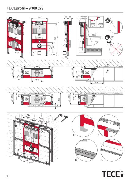 TECEdesign H980 Installation Guide