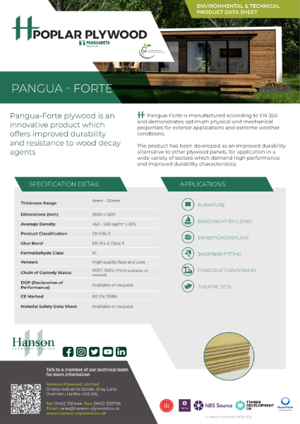 H Poplar Plywood - Pangua-Forte