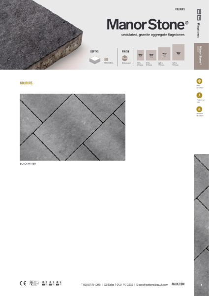 Manor Stone Data Sheet