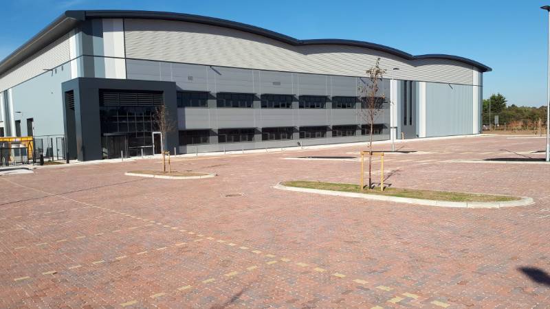 Permeable paving provides the SuDS compliant solution to the car park of a distribution centre in Yorkshire