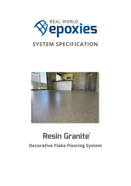 Resin Granite Specification