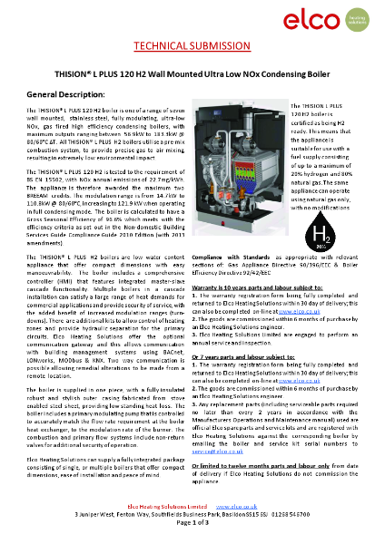 Technical Submission - THISION L PLUS 120 H2