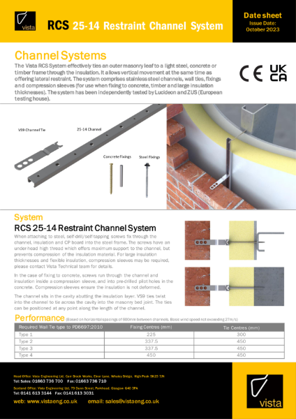 RCS 25-14 Restraint Channel System