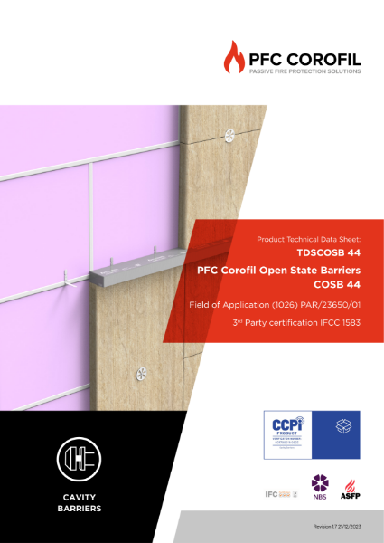 PFC Corofil Open State Barrier COSB 44 - Datasheet