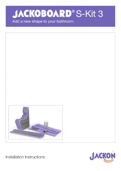 JACKOBOARD®  S-KIT 3 Installation Instructions