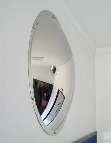 Anti-Vandal Stainless Steel Convex Mirrors