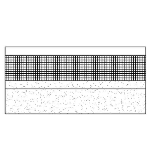 Flat single layer inverted roof on precast hollow slab