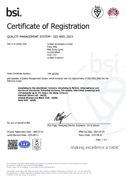 ISO 9001 Quality Management