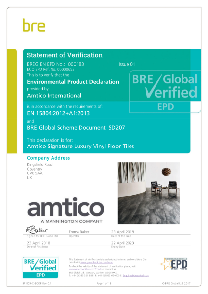 Signature LVT EPD