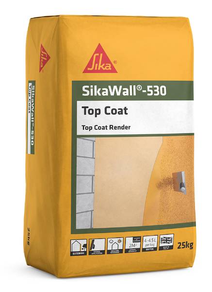 SikaWall®-530 Top Coat - Render