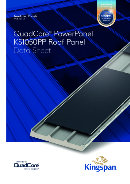 QuadCore® PowerPanel KS1050PP Roof Panel Data Sheet