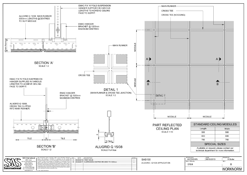 SAS130 Alugrid Q1508 Application