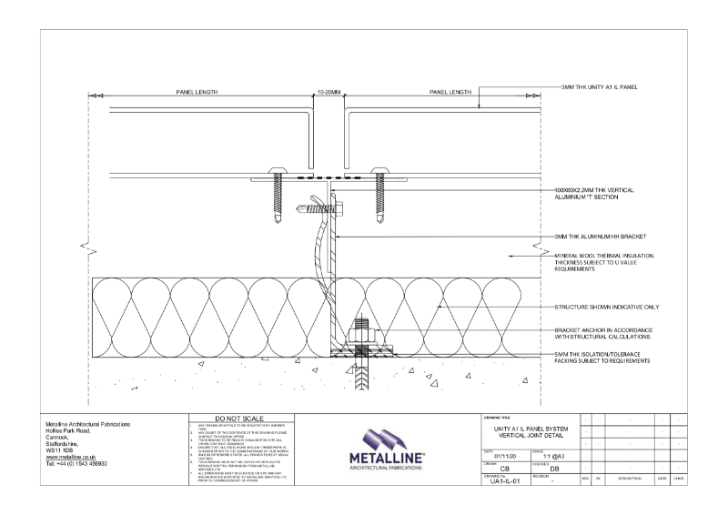 Unity A1 IL-01 Technical Drawing
