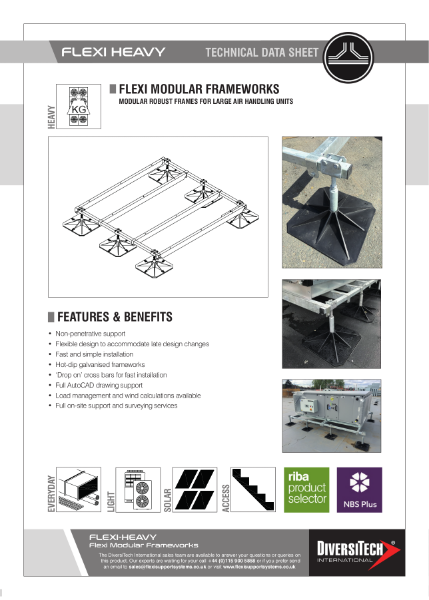 FLEXI HEAVY - FLEXI MODULAR FRAMES TDS