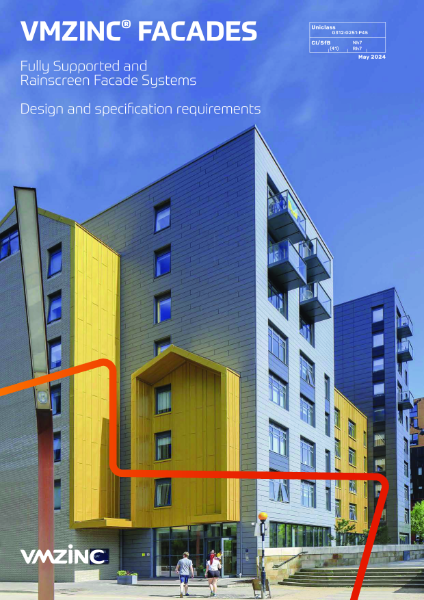 VMZINC Facades - Fully Supported Facades & Rainscreen Facades May 2024