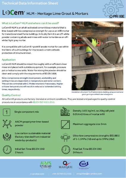 LoCem HLM Technical Product Sheet