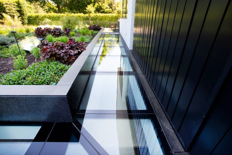 Bespoke Walk On Rooflights Brighten Up Basement Conversion