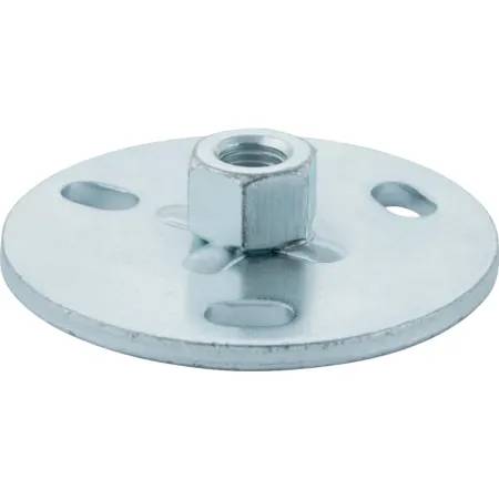 Geberit Base Plate, Round, Three-Hole, With Threaded Socket M10