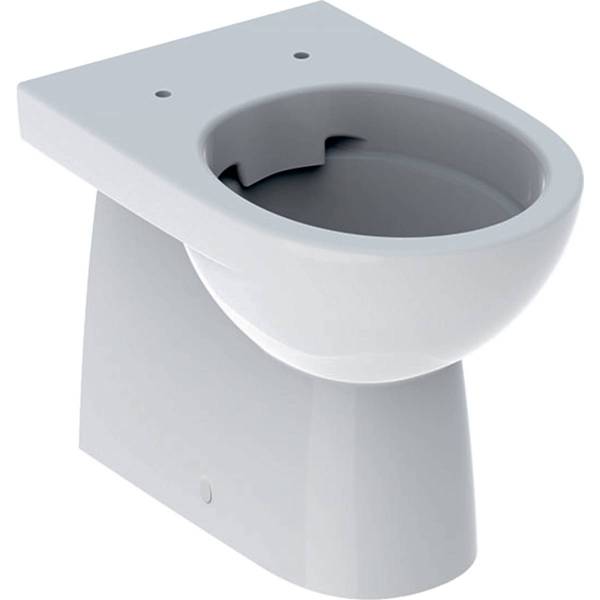 Selnova floor-standing WC, washdown, back-to-wall, horizontal or vertical outlet, semi-shrouded, Rimfree