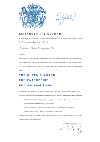 The Queen's Award for Enterprise - International Trade