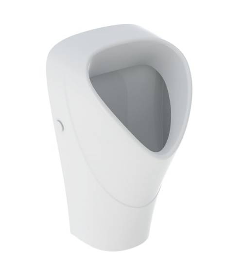 Geberit Selnova urinal, trigonal, inlet from the rear, outlet to the rear or downwards - Urinal