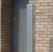 Plain Bollard Galvanised - Square