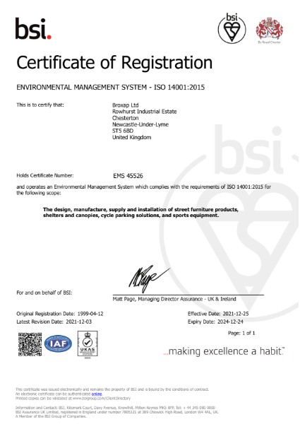 ISO 14001 Environmental Management Systems