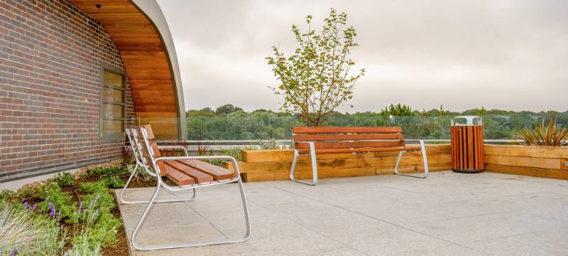 Edge Hill University, Library Roof Terrace, Ormskirk (2018)