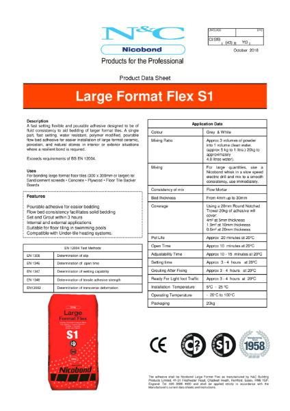 Nicobond Large Format Flex S1