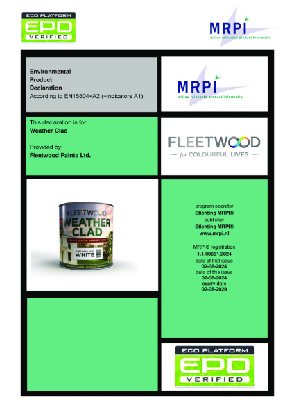 Environmental  Product  Declaration 