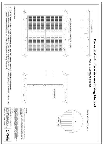 DecorSlot Installation Guidelines