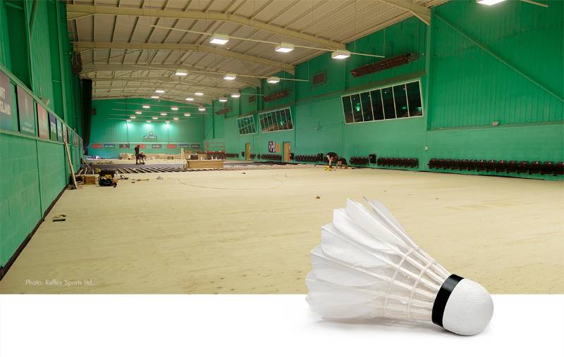 WISA-Sprucefloor Installation Badminton Centre