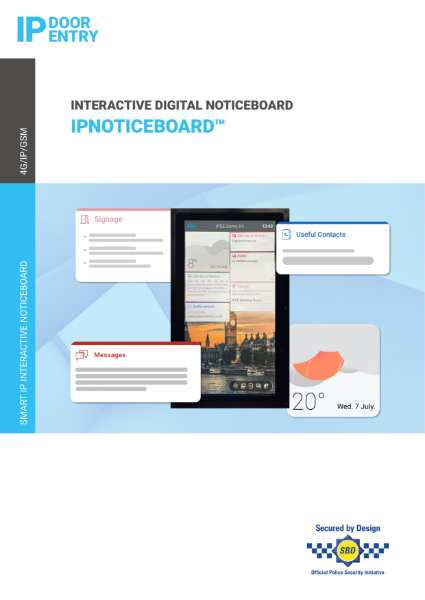 IPNOTICEBOARD Interactive Digital Noticeboard Brochure