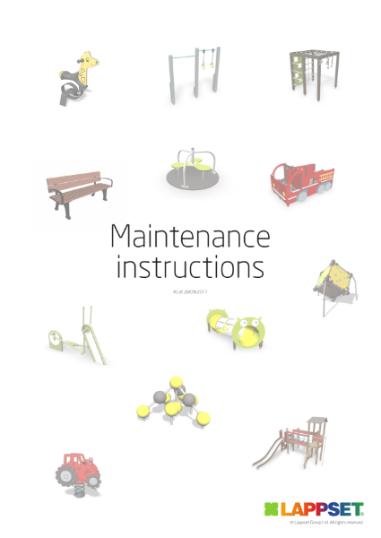 Lappset Maintenance Instructions